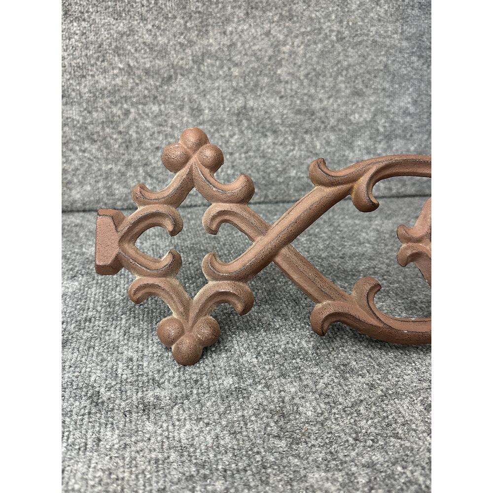 Southern Living at Home ornate architectural cast iron wall art decor rustic 25” - Picture 6 of 12